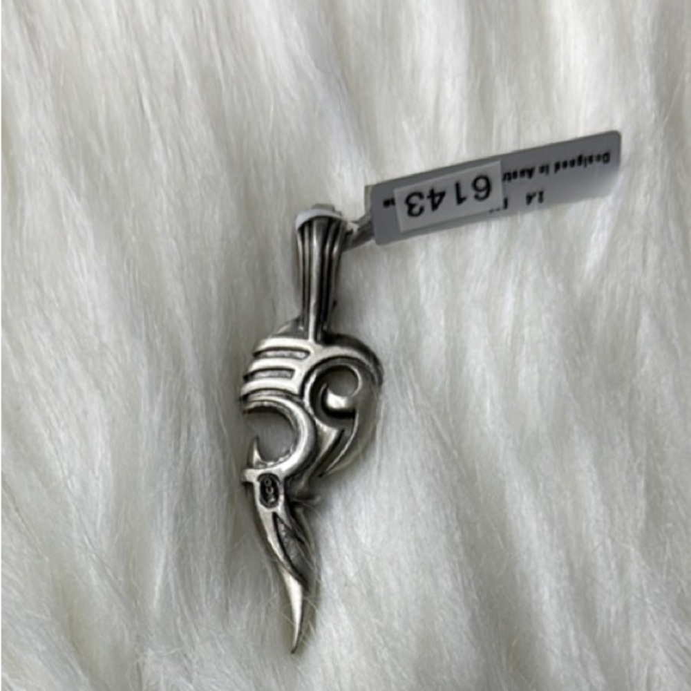 BICO Silver Tribal Pendant